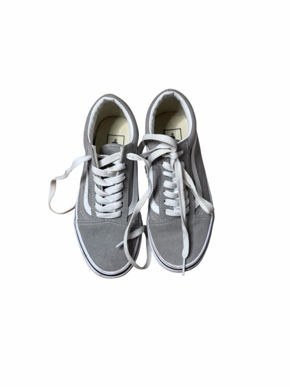 Vans Classic Gray Suede Low-Top Sneakers Sz 5